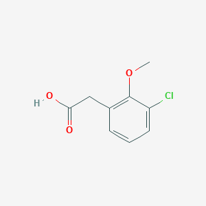 molecular formula C9H9ClO3 B8545230 [3-Chloro-2-(methyloxy)phenyl]acetic acid 