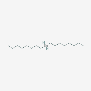 molecular formula C16H36Sn B8545290 Stannane, dioctyl pound>>Dioctyltin 