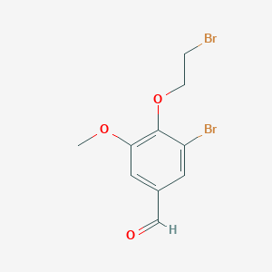 4-(2-Bromoethoxy)-3-bromo-5-methoxybenzaldehyde