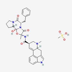molecular formula C34H39N5O8S B8545558 Ergotaminine methanesulfonate CAS No. 74137-68-1
