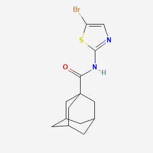 N-(5-bromo-1,3-thiazol-2-yl)adamantane-1-carboxamide