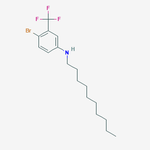 molecular formula C17H25BrF3N B8545744 4-Bromo-N-decyl-3-(trifluoromethyl)aniline CAS No. 823216-26-8