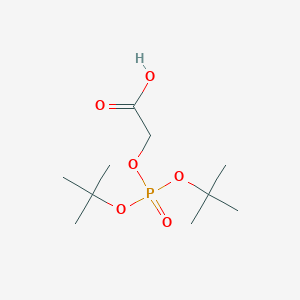 molecular formula C10H21O6P B8545789 (Di-tert-butoxy-phosphoryloxy)-acetic acid 