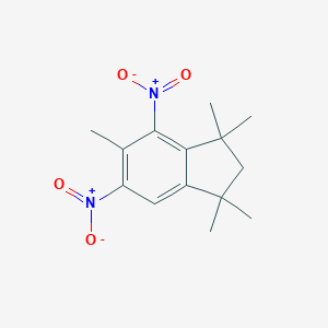molecular formula C14H18N2O4 B085458 麝香酮 CAS No. 116-66-5