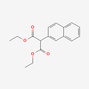 molecular formula C17H18O4 B8545807 Diethyl 2-(2-naphthyl)malonate 