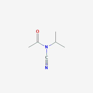 molecular formula C6H10N2O B8545827 N-Cyano-N-(propan-2-yl)acetamide CAS No. 88245-71-0