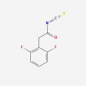 molecular formula C9H5F2NOS B8545834 2-(2,6-Difluorophenyl)acetyl isothiocyanate 