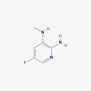 molecular formula C6H8FN3 B8545887 5-Fluoro-N3-methylpyridine-2,3-diamine 