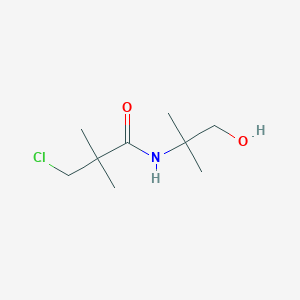 molecular formula C9H18ClNO2 B8545925 N-(2-hydroxy-1,1-dimethylethyl)-3-chloropivalamide 