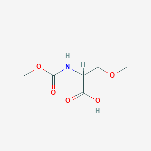 3-Methoxy-2-(methoxycarbonylamino)butanoic acid