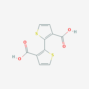 molecular formula C10H6O4S2 B8546153 2,2'-Bithiophene-3,3'-dicarboxylic acid 