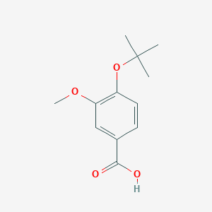 molecular formula C12H16O4 B8546201 4-Tert-butoxy-3-methoxy-benzoic acid 
