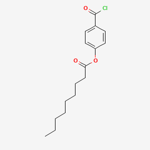 molecular formula C16H21ClO3 B8546221 4-(Chlorocarbonyl)phenyl nonanoate CAS No. 61096-99-9