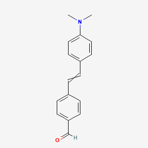 4-{2-[4-(Dimethylamino)phenyl]ethenyl}benzaldehyde