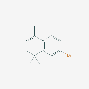 molecular formula C13H15Br B8546295 7-Bromo-1,1,4-trimethyl-1,2-dihydro-naphthalene 