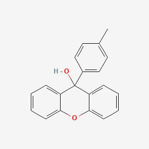 molecular formula C20H16O2 B8546390 9-(4-methylphenyl)-9H-xanthen-9-ol CAS No. 29903-57-9