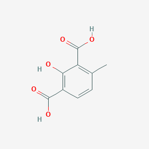 molecular formula C9H8O5 B8546425 2-Hydroxy-4-methylbenzene-1,3-dioic acid 