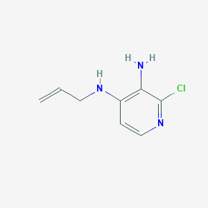molecular formula C8H10ClN3 B8546434 N*4*-Allyl-2-chloropyridin-3,4-diamine 