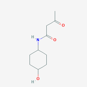molecular formula C10H17NO3 B8546463 N-(trans-4-Hydroxycyclohexyl)-3-oxobutanamide 