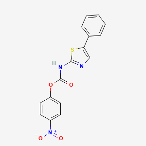 2-(4-Nitrophenoxycarbonyl)amino-5-phenylthiazole