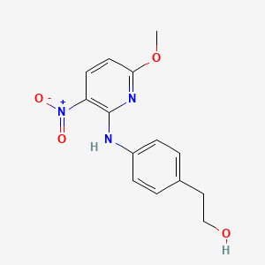 2-{4-[(6-Methoxy-3-nitro-2-pyridinyl)amino]phenyl}ethanol
