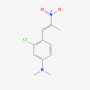 3-Chloro-N,N-dimethyl-4-(2-nitroprop-1-en-1-yl)aniline