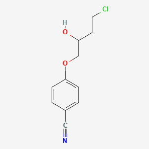 4-(4-Chloro-2-hydroxybutoxy)benzonitrile
