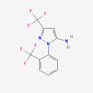 5-trifluoromethyl-2-(2-trifluoromethylphenyl)-2H-pyrazol-3-ylamine