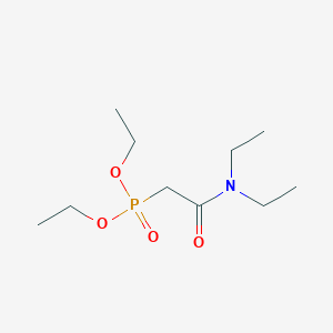 molecular formula C10H22NO4P B8546623 N,N-Diethyl-2-(diethoxyphosphinyl)acetamide 