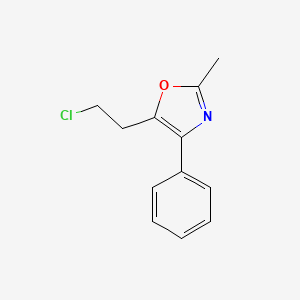 B8546655 5-(2-Chloroethyl)-2-methyl-4-phenyl-1,3-oxazole CAS No. 89149-96-2