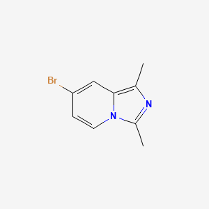 molecular formula C9H9BrN2 B8546666 7-Bromo-1,3-dimethylimidazo[1,5-a]pyridine 
