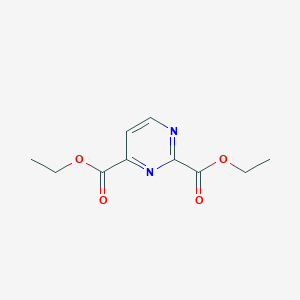molecular formula C10H12N2O4 B8546668 Diethyl pyrimidine-2,4-dicarboxylate 