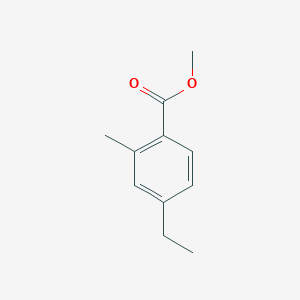 molecular formula C11H14O2 B8546706 Methyl 4-ethyl-2-methylbenzoate 