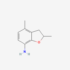 7-Amino-2,3-dihydro-2,4-dimethylbenzofuran