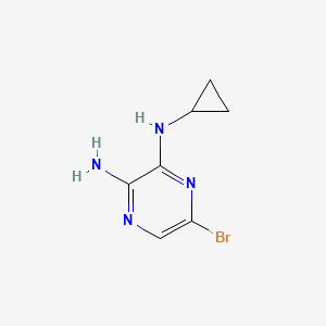 6-Bromo-N2-cyclopropylpyrazine-2,3-diamine