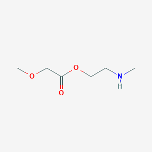 molecular formula C6H13NO3 B8546761 2-(Methylamino)ethyl methoxyacetate 