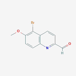 5-Bromo-6-methoxy-2-quinolinecarbaldehyde