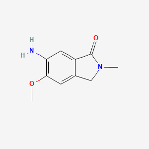 6-Amino-5-methoxy-2-methylisoindolin-1-one