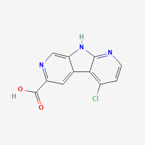 4-Chloro-9H-dipyrido[2,3-b;4',3'-d]pyrrole-6-carboxylic acid