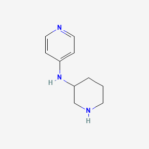 molecular formula C10H15N3 B8546878 N-(Piperidin-3-yl)pyridin-4-amine 