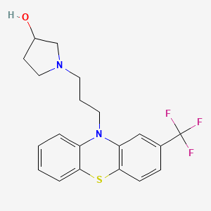 10-[3-(3-Hydroxy-1-pyrrolidinyl)propyl]-2-trifluoromethyl-10H-phenothiazine