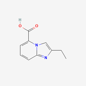 molecular formula C10H10N2O2 B8546892 2-Ethylimidazo[1,2-a]pyridine-5-carboxylic acid 