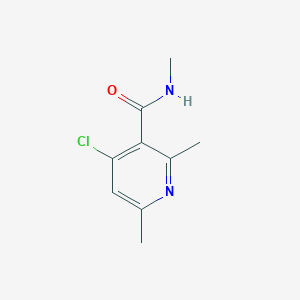 molecular formula C9H11ClN2O B8546895 4-Chloro-N,2,6-trimethyl-pyridine-3-carboxamide 