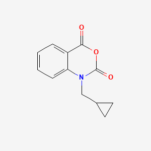 molecular formula C12H11NO3 B8546896 N-(cyclopropylmethyl)isatoic anhydride 