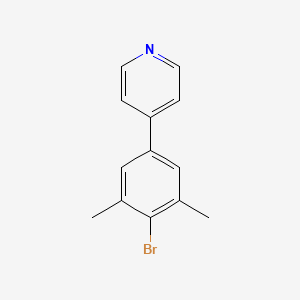 molecular formula C13H12BrN B8546901 4-(4-Bromo-3,5-dimethyl-phenyl)-pyridine 