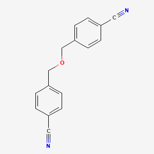 molecular formula C16H12N2O B8546936 4,4'-[Oxybis(methylene)]dibenzonitrile CAS No. 88584-52-5