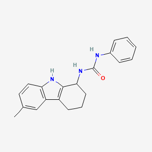 N-(6-Methyl-2,3,4,9-tetrahydro-1H-carbazol-1-yl)-N'-phenylurea