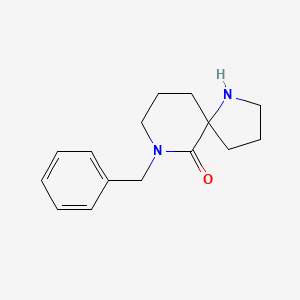 molecular formula C15H20N2O B8547181 7-Benzyl-1,7-diazaspiro[4.5]decan-6-one 