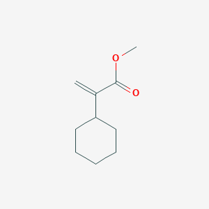 molecular formula C10H16O2 B8547326 2-Cyclohexylacrylic acid methyl ester 