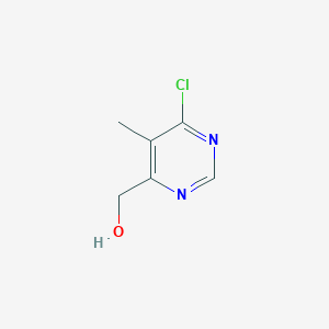 molecular formula C6H7ClN2O B8547369 (6-chloro-5-methylpyrimidin-4-yl)methanol 